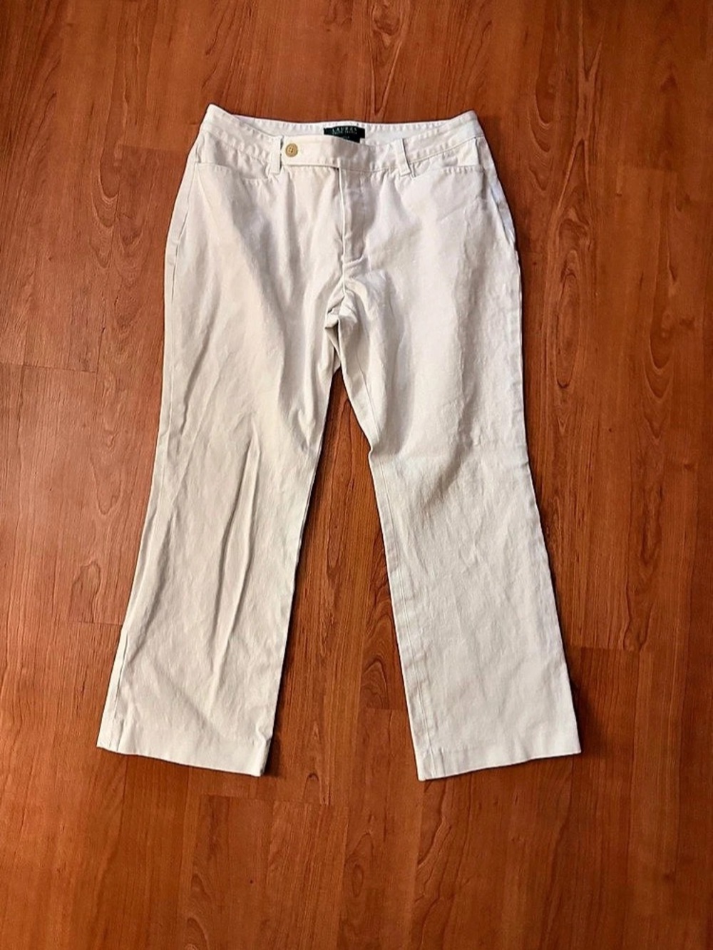 Lauren Ralph Lauren Adelle Pants Adelle Straight Leg Pants White Size 8
